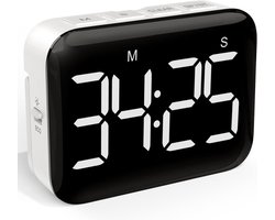 Keukenwekker Timer - Digitale Kookwekker - Koken Bakken - Magnetisch LED Display - 9 x 6.7 x 2.5 cm
