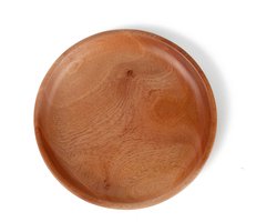 Khaya - houten bord Ø 20 cm - voor ontbijt, lunch of voorgerecht - eco-vriendelijk