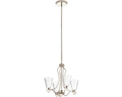 Kichler LED Kroonluchter | 24W 3000K 1625Lm 30 | IP44 | Polished Nickel