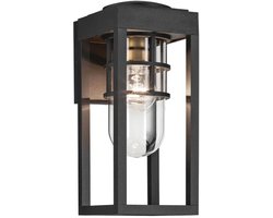 Kichler LED Wand Buitenlamp Hone | 1X E27 Max 60W | Textured Black