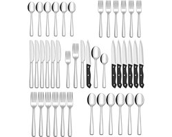 Kicinn Bestekset - Bestek - 36-Delig - Bestek Set - Bestekset 6 Persoons - Zilver
