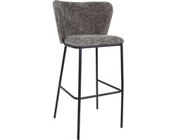 Kick barkruk Bo - donkergrijs