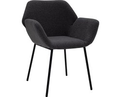 Kick eetkamerstoel Fitz - donkergrijs