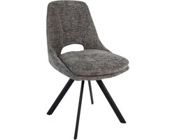 Kick eetkamerstoel Lena - donkergrijs