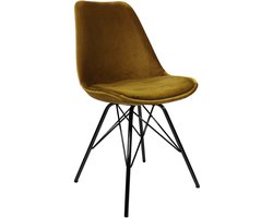 Kick kuipstoel Velvet - Goud