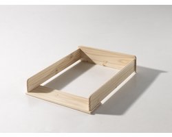 Kiddy luierplank 72x53x15 cm-massief dennenhout - Vipack - Verzorgingstafels - Bruin - Hout