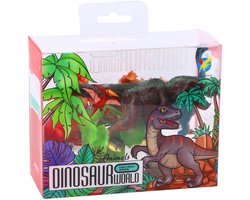 KiddyGo dinosaurus speelset - 8 delig - educatief speelgoed voor kinderen.