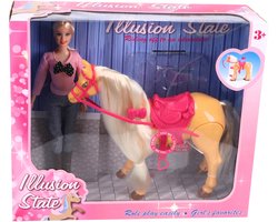 KiddyGo lopend paard speelgoed met pop – interactief paardenspeelgoed.