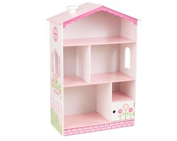KidKraft-Boekenkast-Dollhouse-Cottage-66,68x29,85x96,52-cm