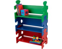 KidKraft-Kinder-boekenkast-puzzel-meerkleurig-62,7x29,5x97,2-cm-14400