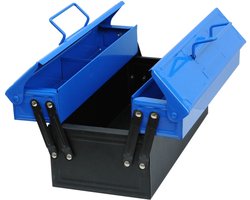 Kids at Work Metalen Gereedschappenkist - Blauw