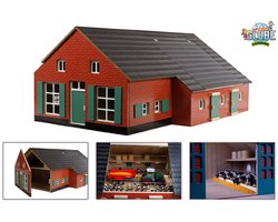 Kids Globe Boerderij Woonhuis met Stal, 1:32