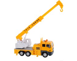 Kids Globe Hijskraan Die-cast met Licht en Geluid, 15cm