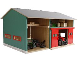 Kids Globe Landbouwloods met Berging 1:32