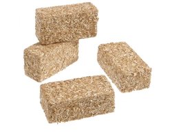 Kids Globe Rechthoekige Stro Balen 1:32, 4st.