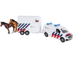 Kids Globe VW Transporter Politie met Paardentrailer