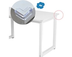 Kids Goods – Transparante Zelfklevende Siliconen Tafelhoekbeschermers baby – 4 stuks – Babyveiligheid – Hoekbescherming Tafel & Meubel - Stootbescherming - Inclusief Plakstrips - Hoekbeschermers - Tafelhoek - Veiligheid kind