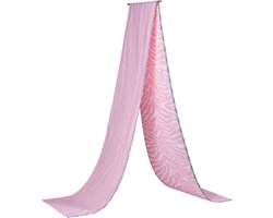Kidsdepot Bedtent met zebraprint roze Bedtent met zebraprint roze