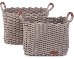 KidsDepot Dengu Set Opbergmanden Grijs