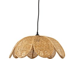 KidsDepot Hanglamp Fie - Rotan - Bloem - Natural