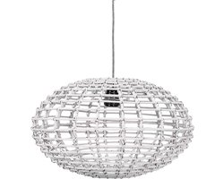 Kidsdepot hanglamp Pumpkin rotan white