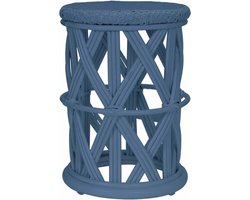 Kidsdepot krukje Clu-Clu rotan webbing Blue