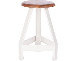 Kidsdepot Krukje metaal hout wit