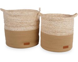 KidsDepot Kuno Mand - Set Van 2 - Natural/Oker