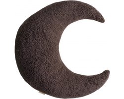 KidsDepot Luna Maan Kussen - Donkerbruin