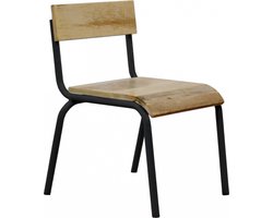 Kidsdepot Original Stoel Hout-Metal Zwart