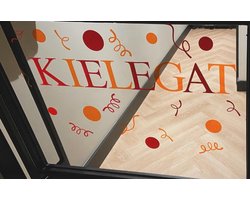 Kielegat - Raamversiering - Breda - Brabant - Raamdecoratie - Statisch - Herbruikbaar - Carnaval - Raamsticker - Breda - Feest - Versiering - Statisch - Herbruikbaar