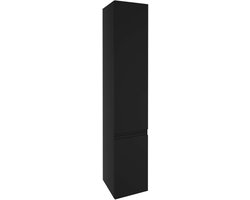 kielle Oudee - Hoge hangende kast, 157x30x32 cm, mat zwart 50202014