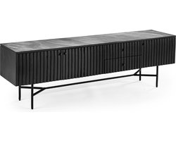 Kiera tv-meubel 175 cm - zwart