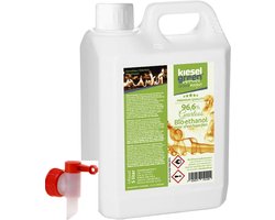 KieselGreen 5 Liter Bio-Ethanol Geurloos - Bioethanol 96.6%, Veilig voor Sfeerhaarden en Tafelhaarden, Milieuvriendelijk - Premium Kwaliteit Ethanol voor Binnen en Buiten