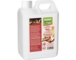 KieselGreen 5 Liter Bio-Ethanol met Kaneel/Appel Aroma - Bioethanol 96.6%, Veilig voor Sfeerhaarden en Tafelhaarden, Milieuvriendelijk - Premium Kwaliteit Ethanol voor Binnen en Buiten