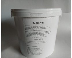 Kieseriet ca 6 Kg + 500 gram gratis in afsluitbare emmer