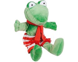 Kikker knuffel 20cm pluche - karakter speelgoed - 1 jaar, 2 jaar, 3 jaar, 4 jaar - Bambolino Toys