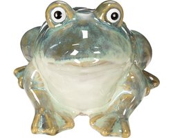 Kikkerfiguurtje, zomerdecoratie van keramiek voor huis en balkon, 12 c