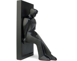 Kikkerland Leaning men - Boekensteun - Boekhouder - Zwart