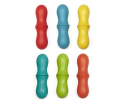 Kikkerland Maiskolfhouder - Groetenhouder - Set van 6 - In verschillende kleuren - Handige Accessoires voor BBQ en Diners