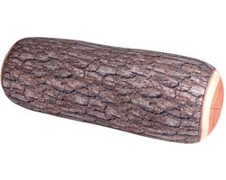 Kikkerland Neksteun - Kussen - Ideaal voor op reis en onderweg - Relax - Voor hoofd/nek/rug/benen - Boomstam thema - Lichtgewicht