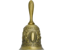 Killogood Handbellen, deurbellen, tafelbellen, bezorgbellen voor eten, luide handbellen, kerstversieringen (brons).