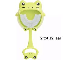 KimDo - Baby Tandenborstel - Groen - Kikker - Tandenborstel u vorm - Peuter tandenborstel - Zachte siliconen - Bijtringen - Kinderen tandenborstel - Jongen/Meisje - Tandenborstel 2 jaar