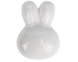 KimDo - Deurknop BabyKamer Commode Konijn - Wit 2 stuks - Deurknop - Kastknop - Lade knoppen - Meubelgreep - Handvaten - Kast - Lade - Babykamer