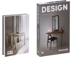 KimDo - Opberg boek - Design - Beige / grijs - Opbergbox - Opbergdoos - Decoratie woonkamer - Boeken - Nep boek - Opbergboek