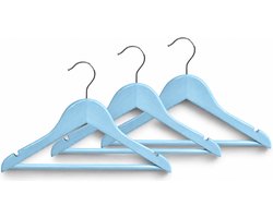 Kinder - Baby kledinghanger - Blauw - set van 20 stuks - 360 graden - Kinderhanger met 360 graden draaibare haak - stevig