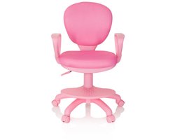 Kinder bureaustoel KID COLOUR stof roze hjh OFFICE