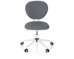 Kinder bureaustoel KID VIVO stof, grijs hjh OFFICE
