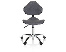 Kinder bureaustoel KIDDY GTI-3 stof grijs hjh OFFICE