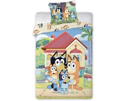 Kinder Dekbedovertrek - Kinderbeddengoed Set - Slaapkamer Decoratie - Omkeerbaar Design - 140x200 cm - Meerkleurig